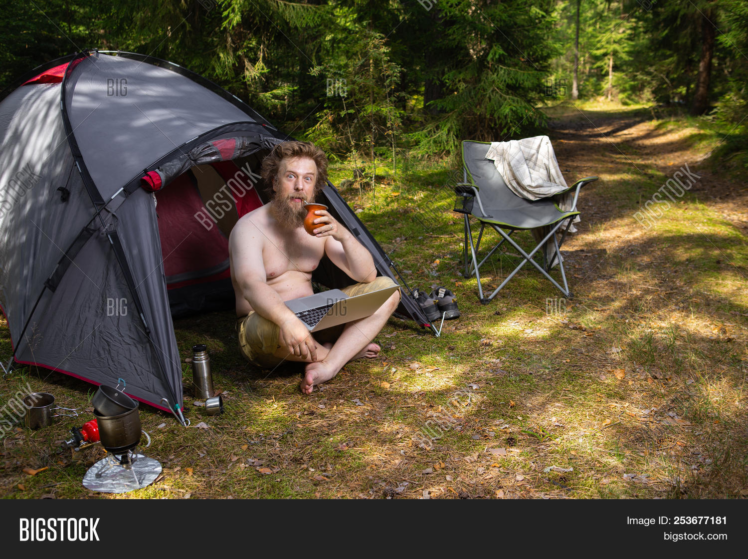 barb ogden add naked men camping photo