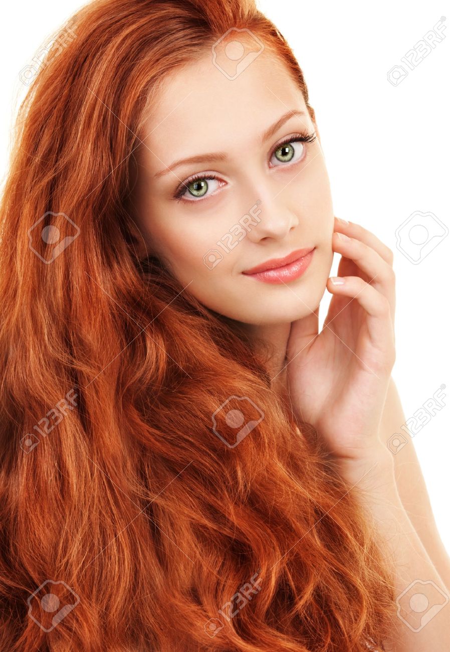 ayeth laya add redhead woman with green eyes photo