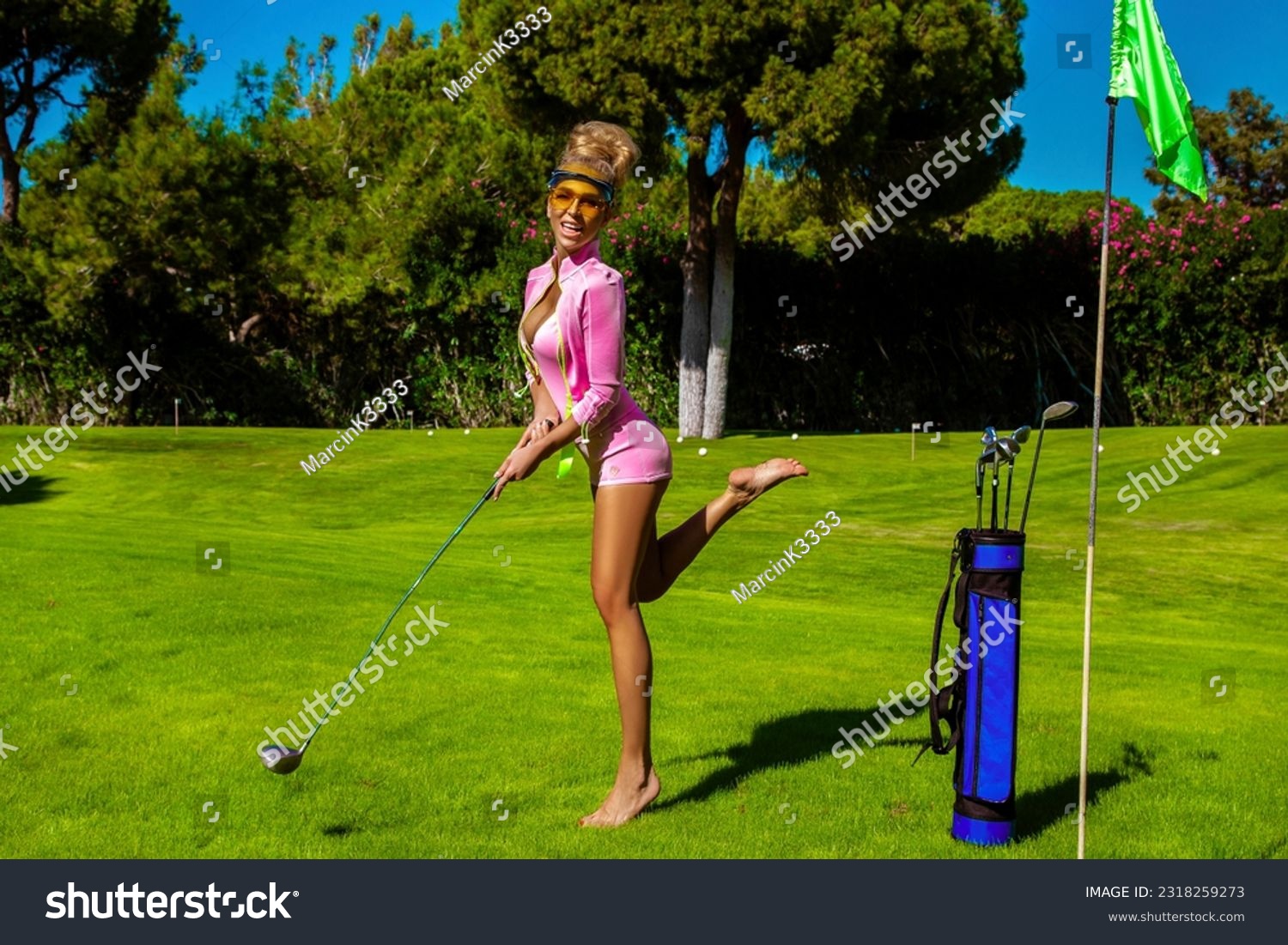 Best of Sexy women playing golf