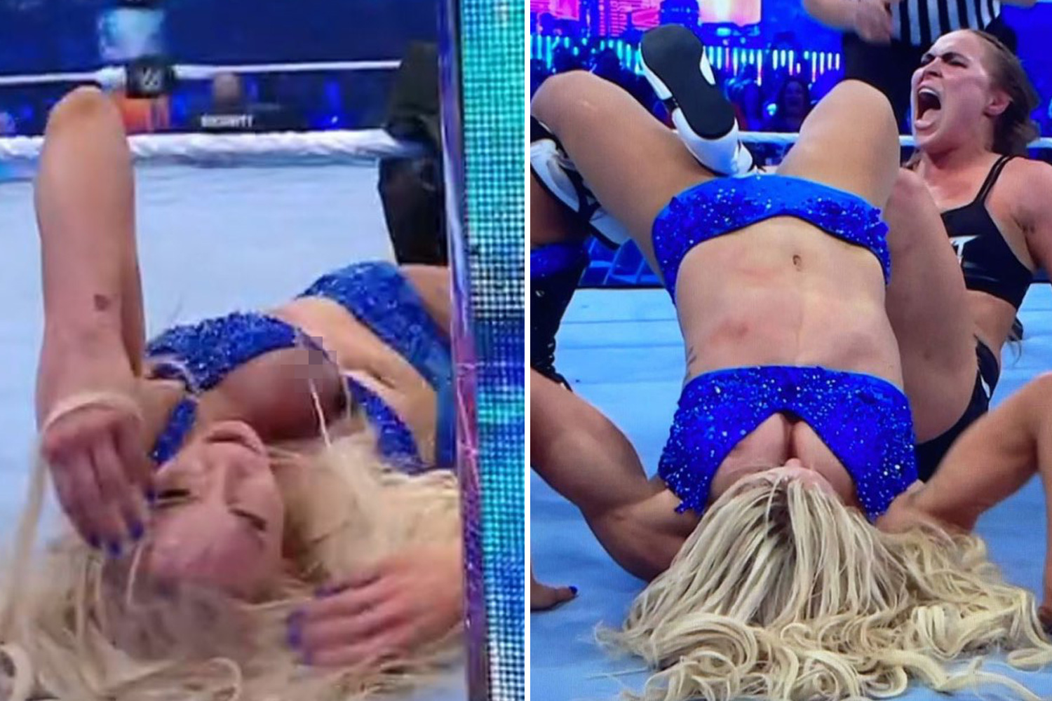 chris huneycutt recommends Wwe Wardrobe Malfunction Wrestlemania