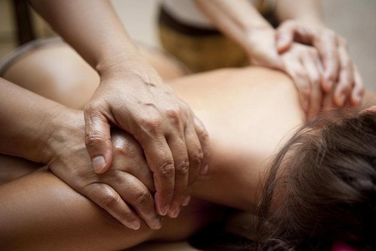 Best of Four hand erotic massage
