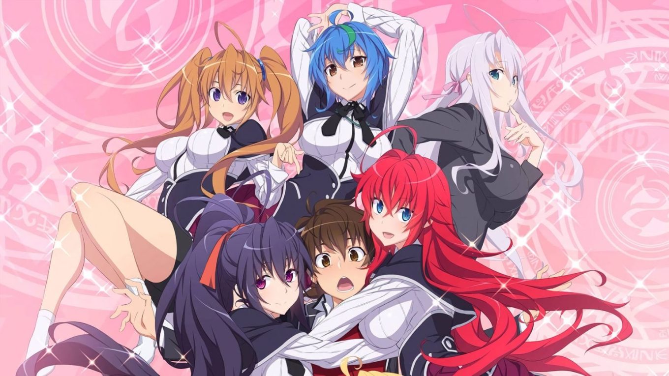 Best of Animes like highschool dxd dubbed