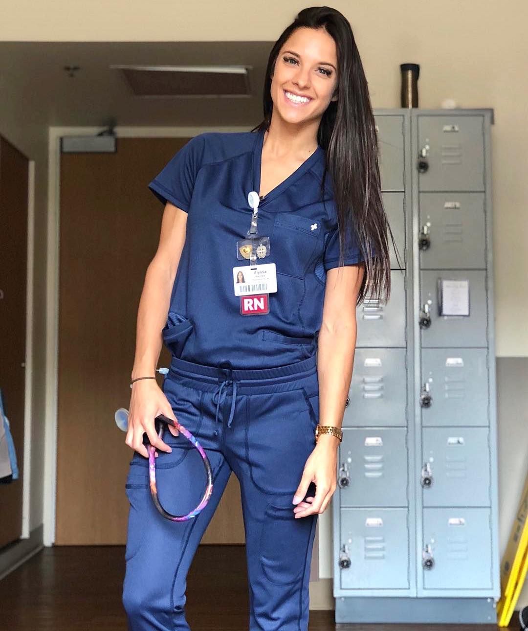 christopher daniel adams recommends sexy nurse in scrubs pic