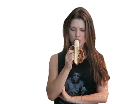 charlotte stults recommends Woman Eating Banana Gif