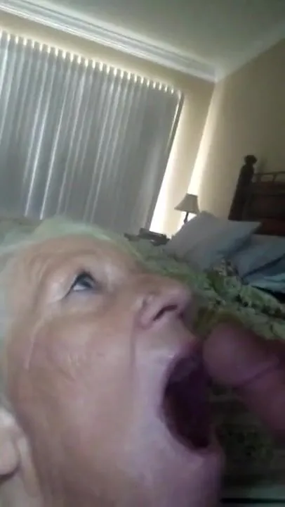 Best of Granny cum in throat