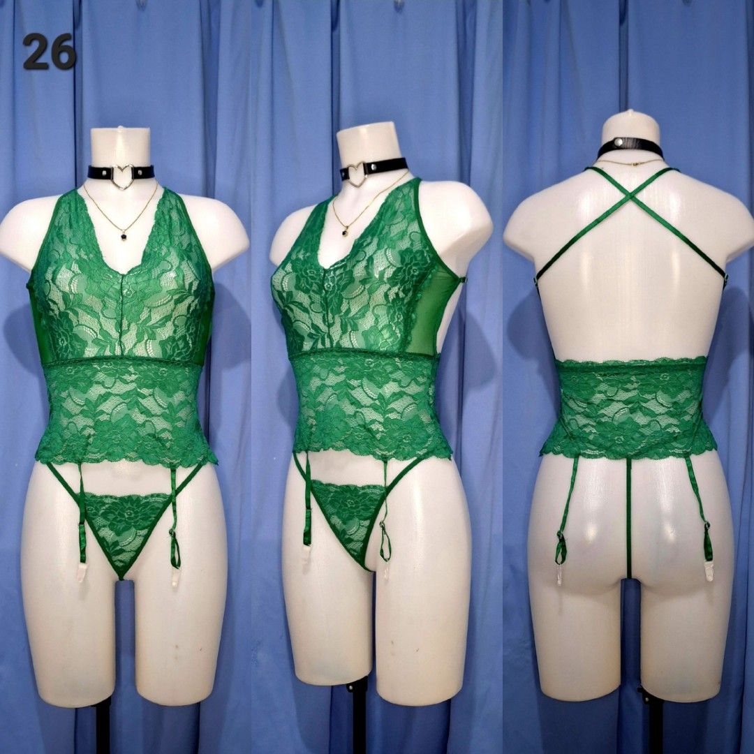 dave easterling add photo emerald green lingerie