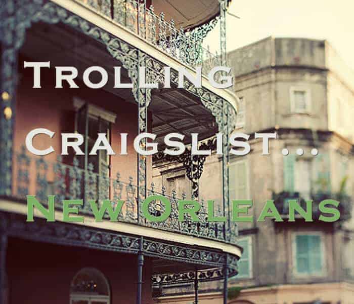 andre gaffney recommends Craigs List New Orleans