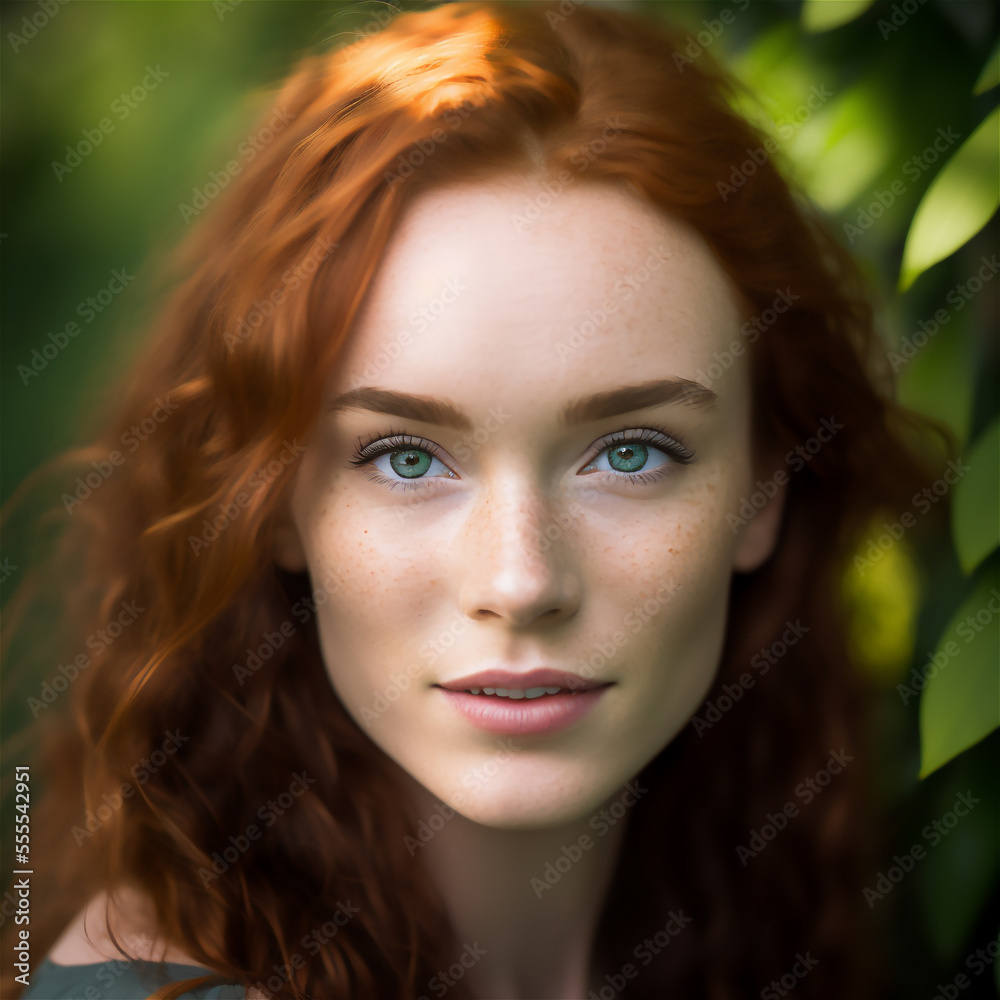 devonna mountain share redhead woman with green eyes photos