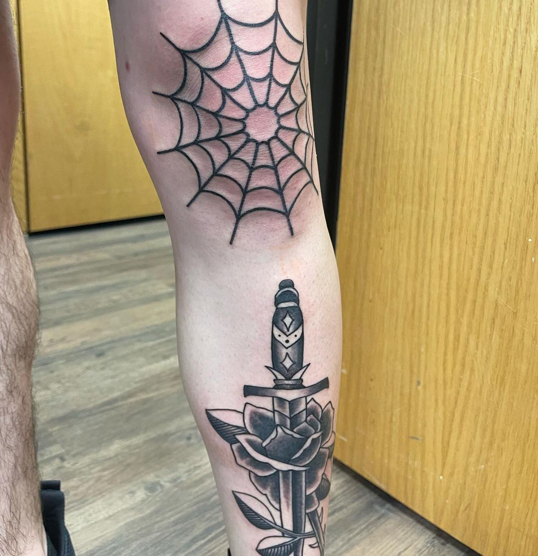 aria bahrami recommends Spiderweb Tattoo On Elbow