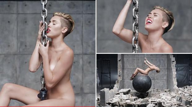 brittany petties recommends miley cyrus wrecking ball sex pic