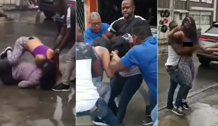 pelea en santo domingo