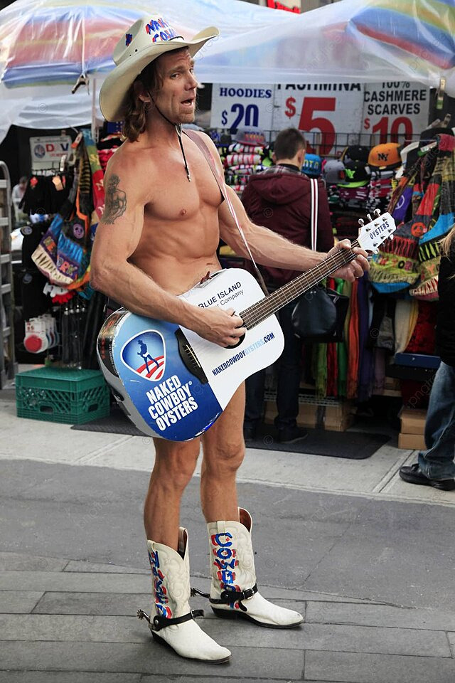 naked in cowboy boots