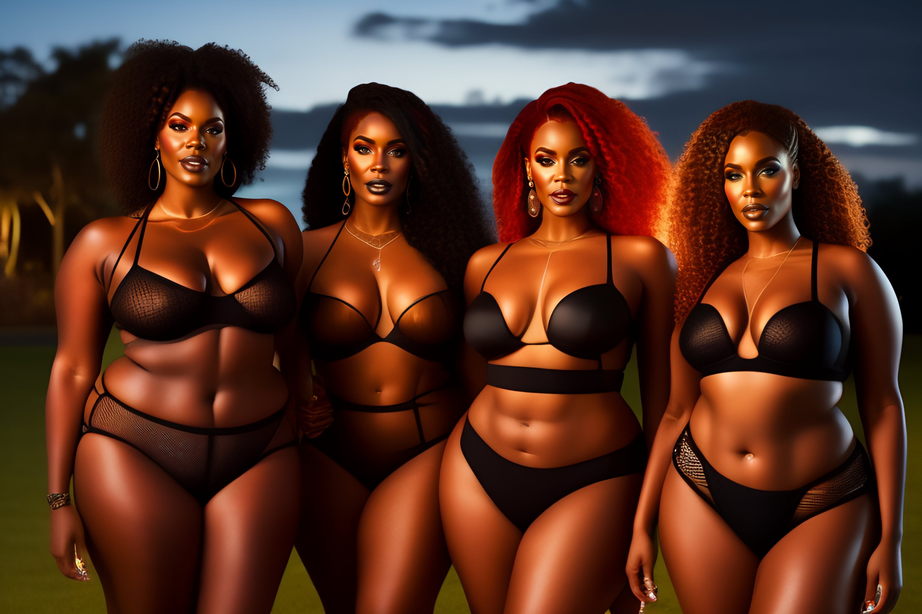 al fontaine recommends Thick Black Women In Bikinis