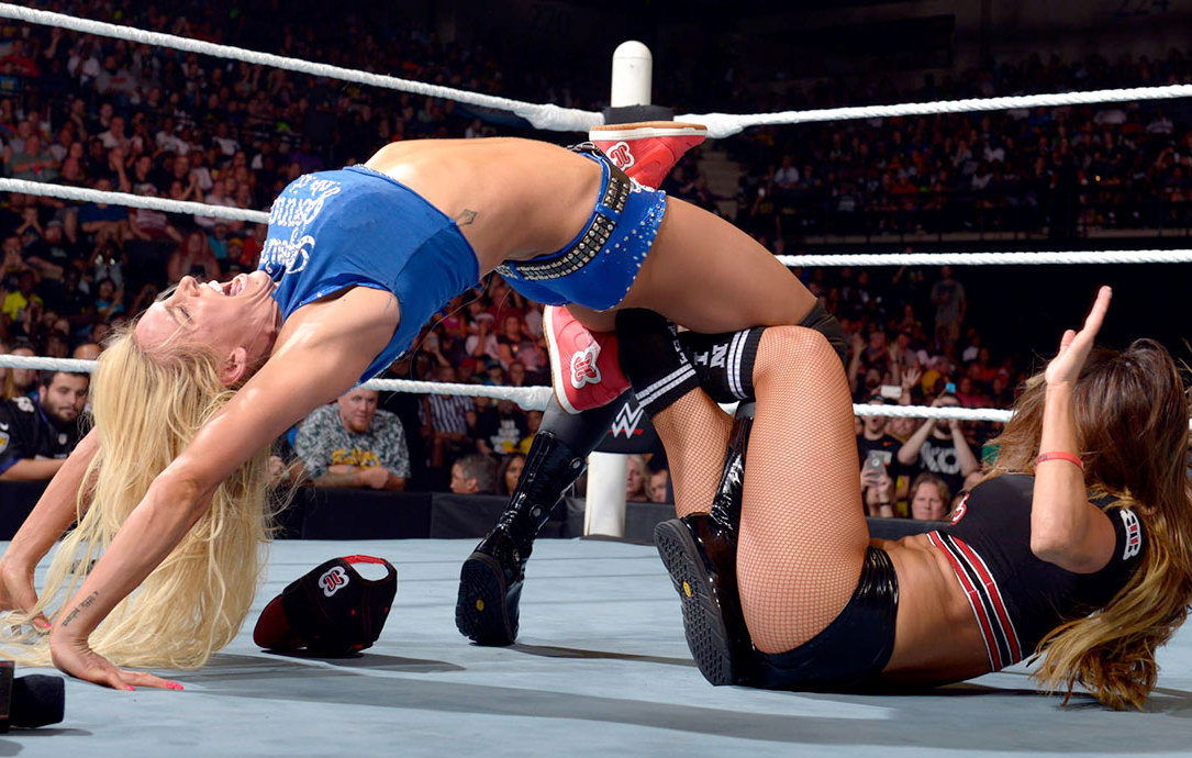 brie bella vs charlotte