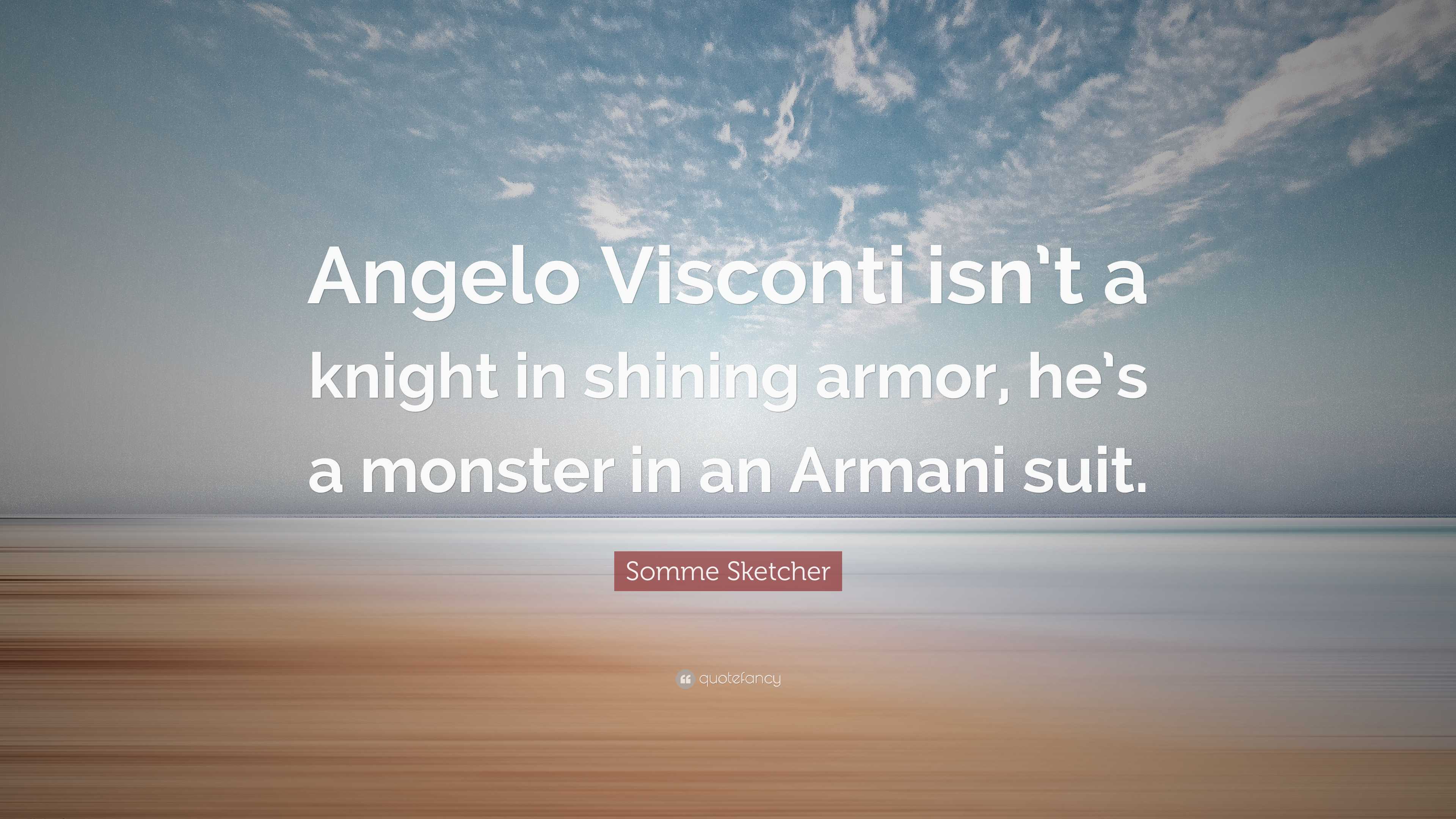 knight in shining armani