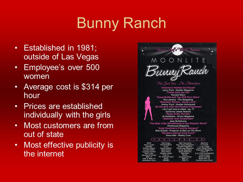 andrea deveau recommends cost of bunny ranch pic