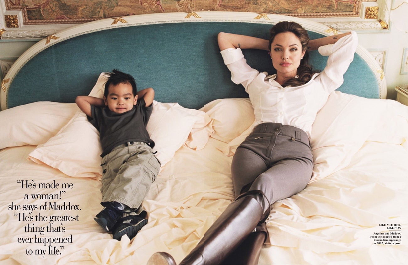 carlene morris recommends angelina jolie in bed pic