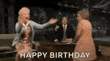 aracely felix recommends Funny Happy Birthday Old Lady Gif