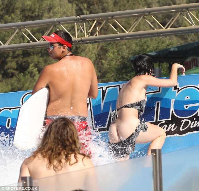 denise otte add photo water slide bathing suit malfunction