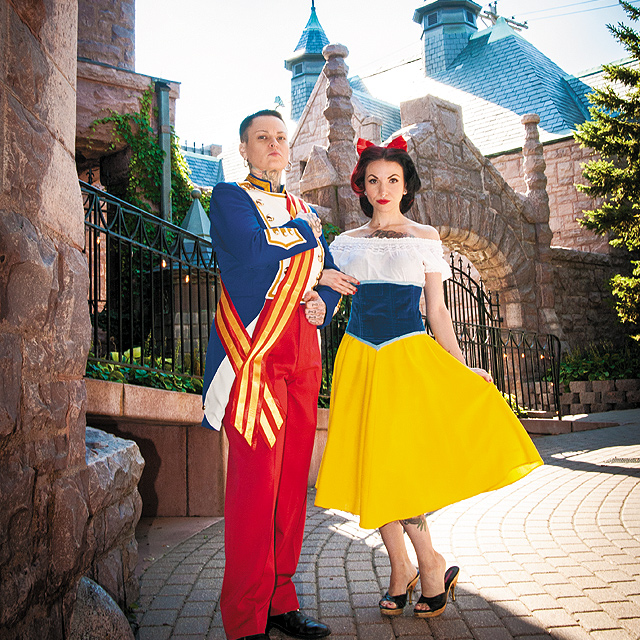 candice mcewan share snow white and prince charming costume photos