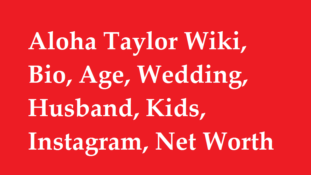 chad sexington recommends is aloha taylor married pic
