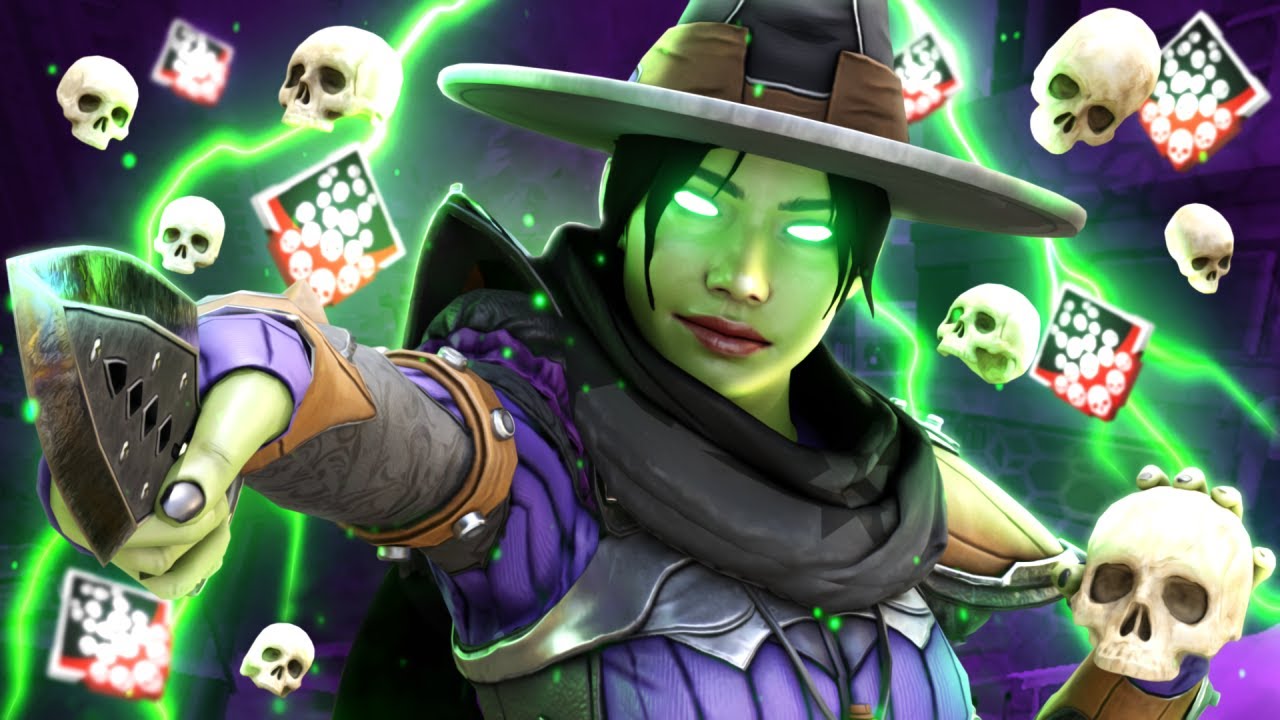 Apex Legends Wraith Witch Skin pale tits