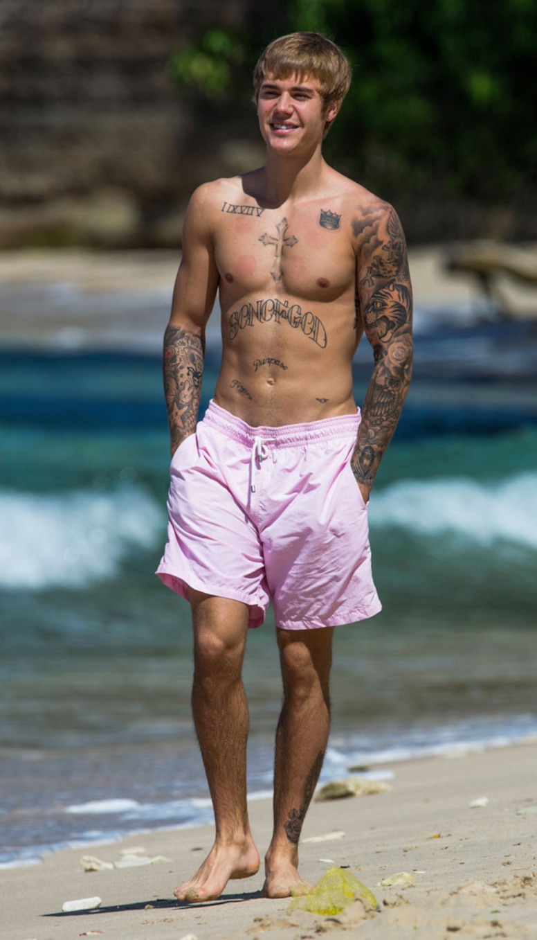 bhing espejon recommends justin bieber naked beach pic