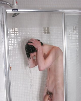 charlie rhoads add nude men in the shower photo