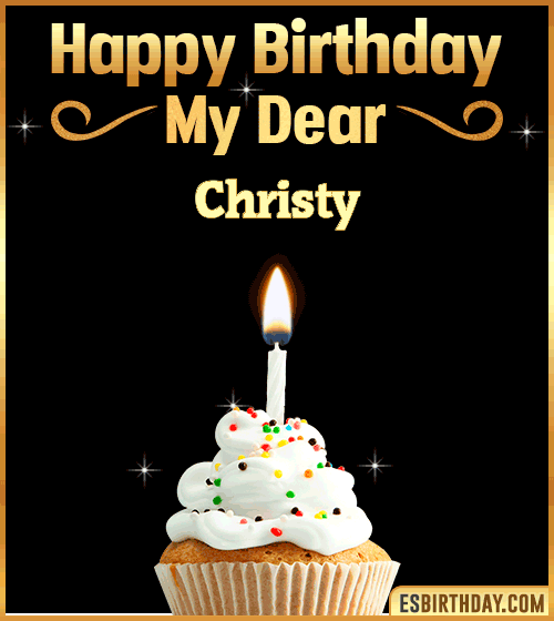 chris schnurr recommends Happy Birthday Christy Gif