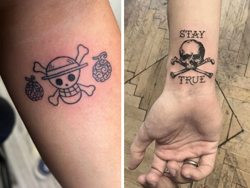 buddy jolley recommends skull and crossbones tattoo pic