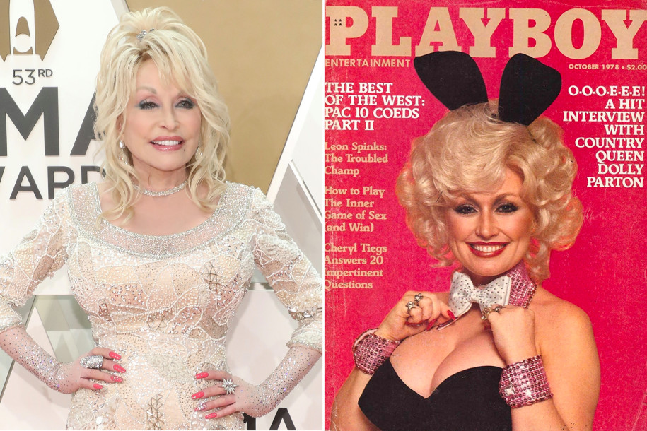 Dolly Parton Naked art land