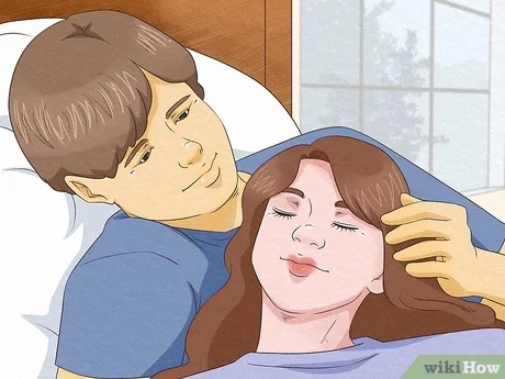 how to touch her boobs