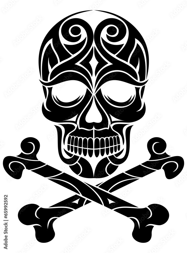 Skull And Crossbones Tattoo scared porn