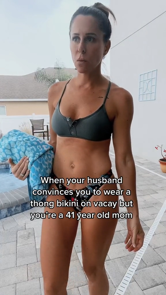 bert kat recommends mom wearing a thong pic