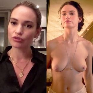 chris farias recommends lily james naked pic