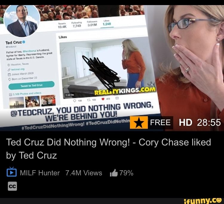 anthony degregorio recommends Ted Cruz Cory Chase