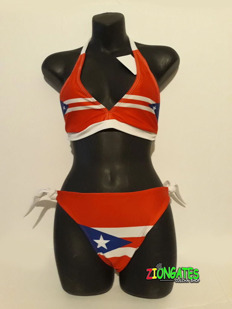 puerto rican flag bikini