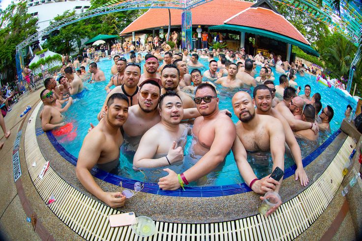 andrias samuelsen share dancing bear pool party photos