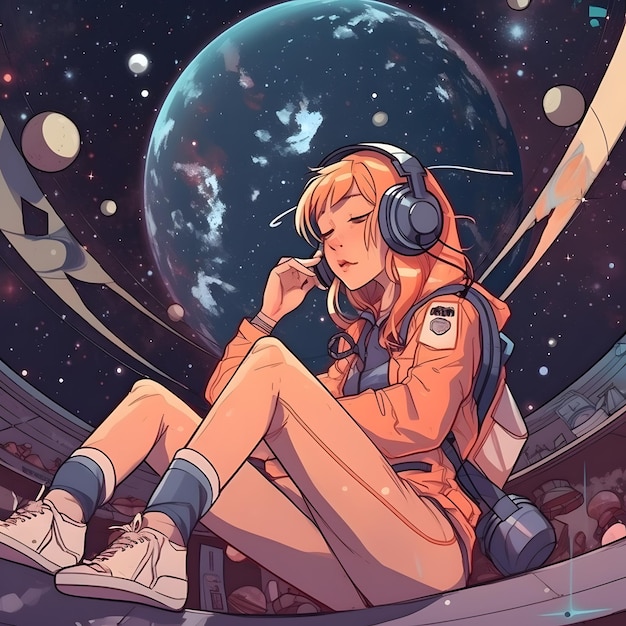 brittany falco recommends cute anime girl headphones pic