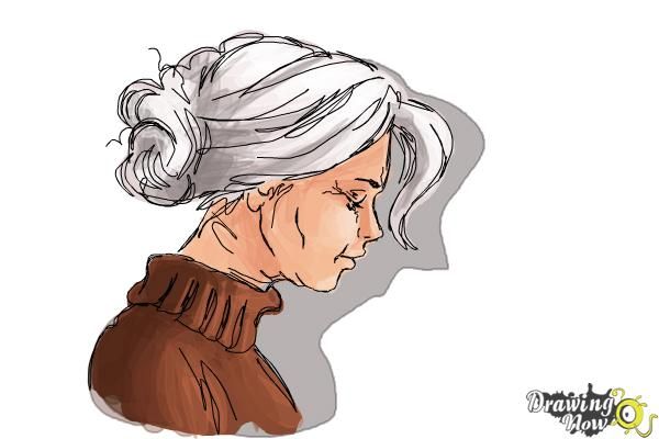 arfhil gonzales recommends How To Draw A Cartoon Old Lady