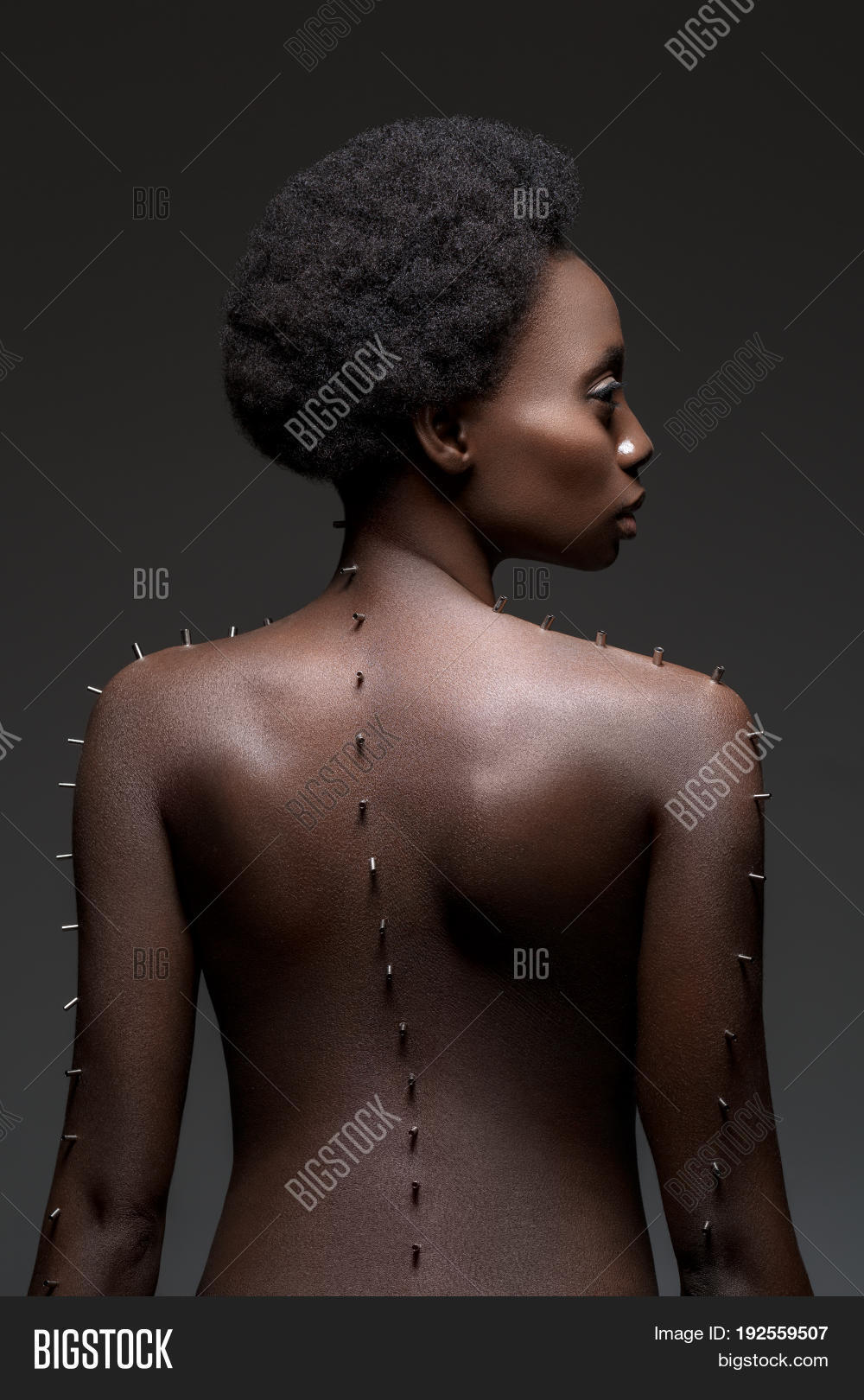 beautiful naked black woman