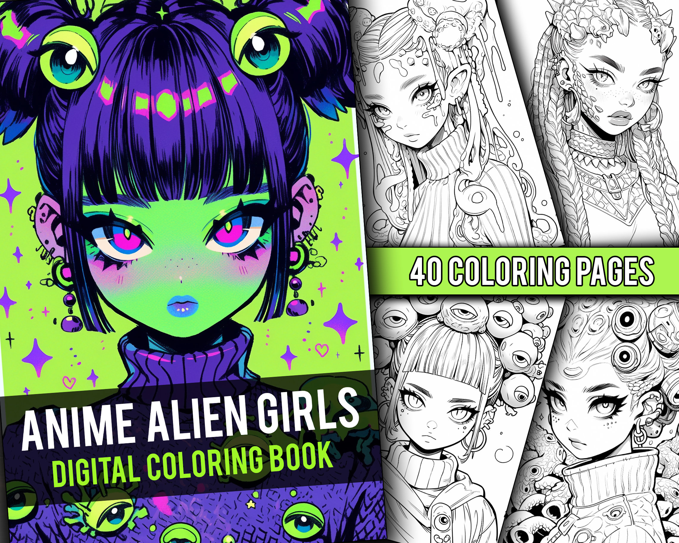 anime girls are aliens