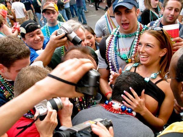 clara andrson add mardi gras bead boob photo