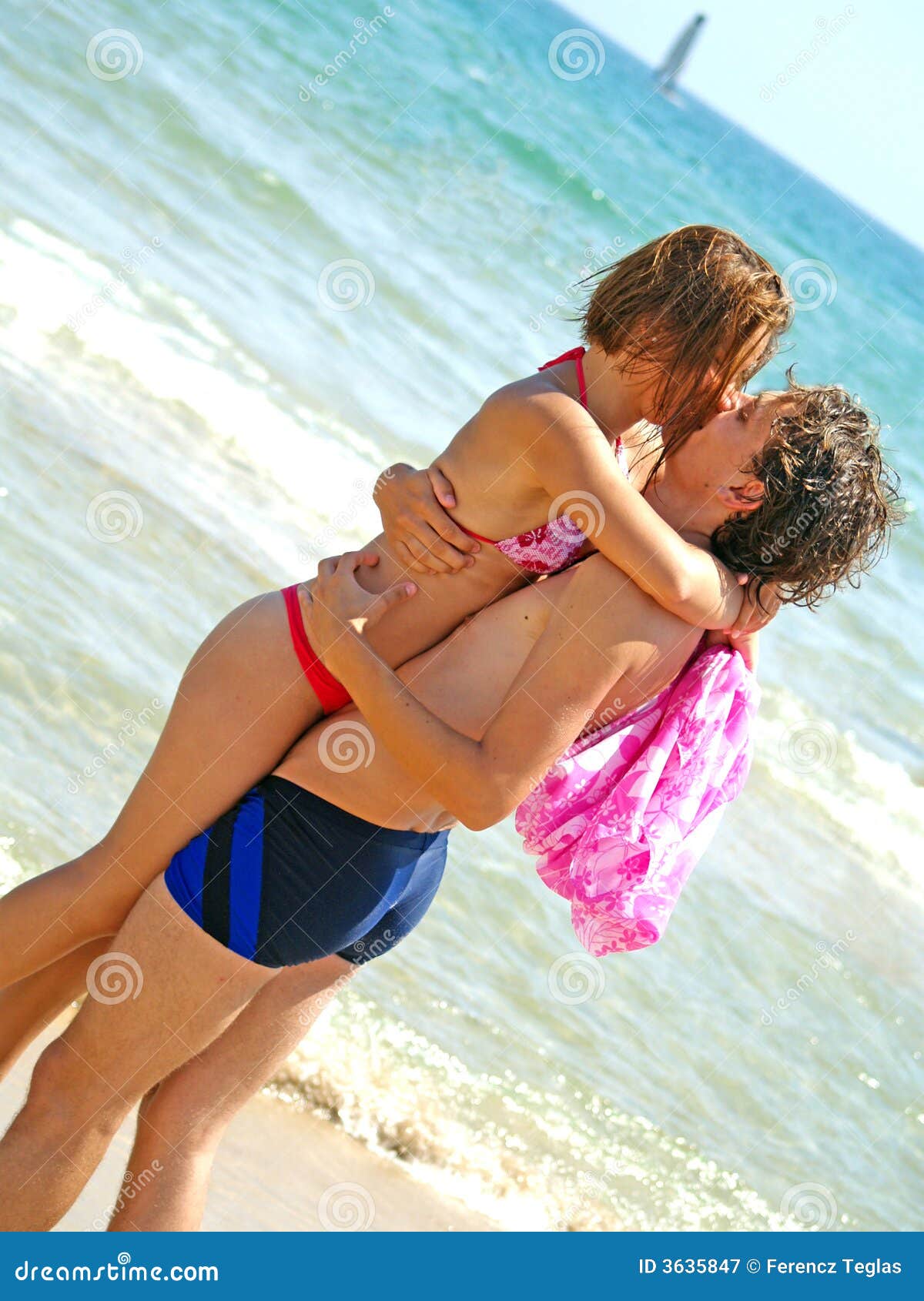 april drewry recommends kissing on the beach pic