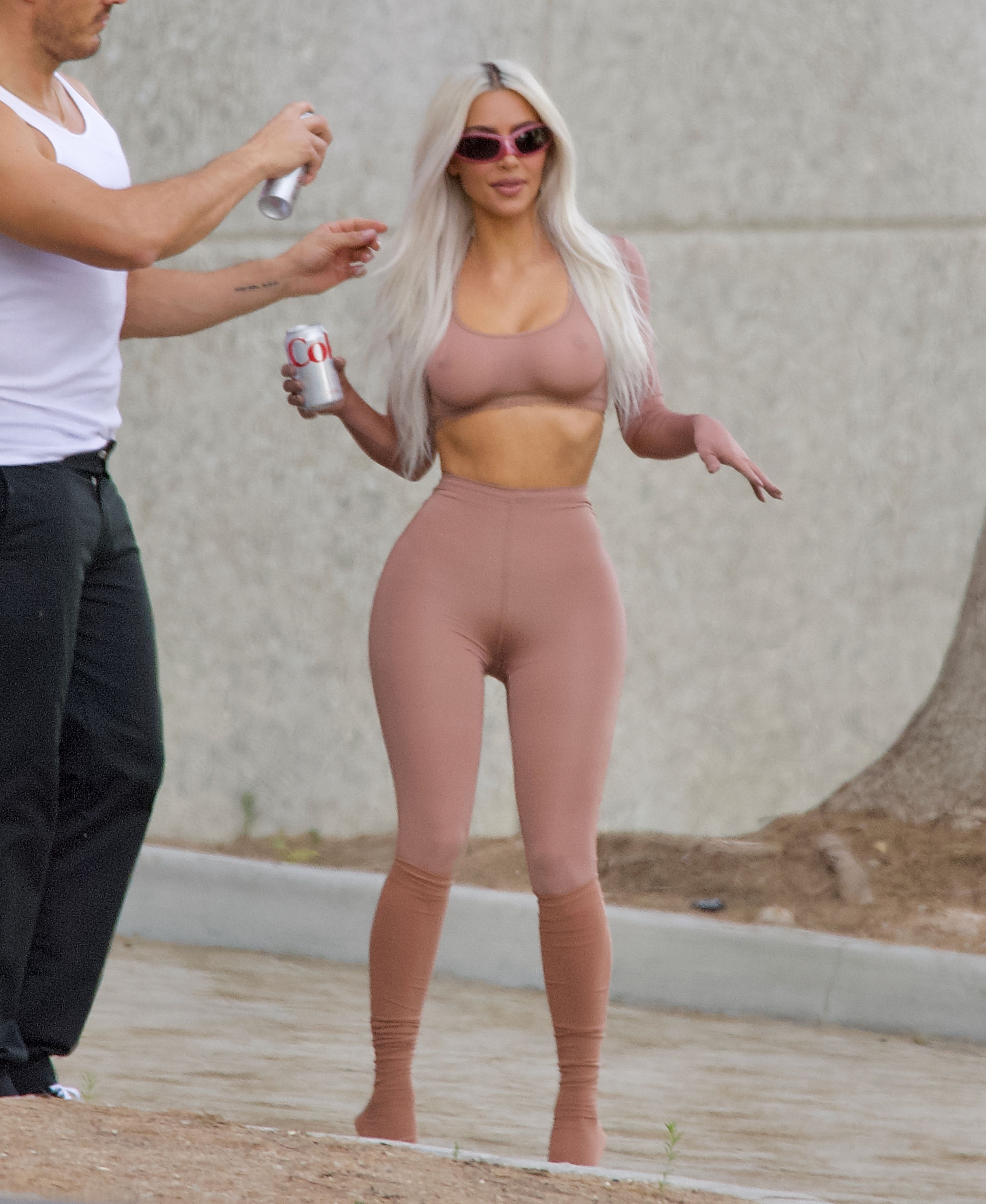 Kim Kardashian Nude Selfie Blonde the collector