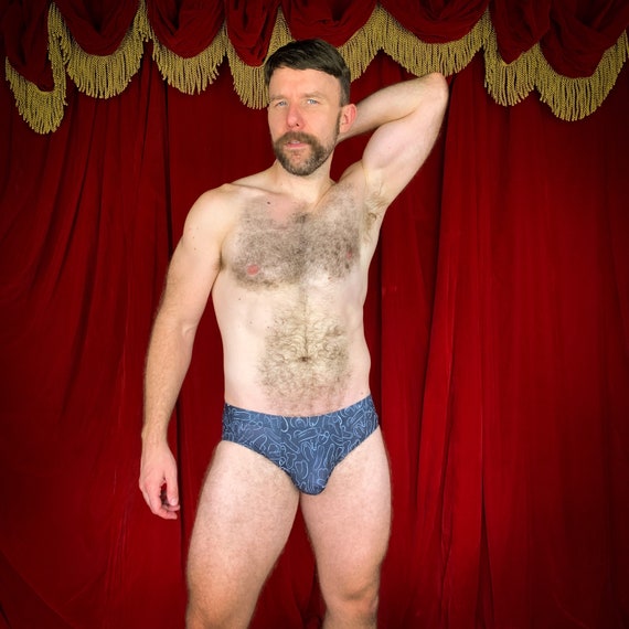 hairy men in underwear