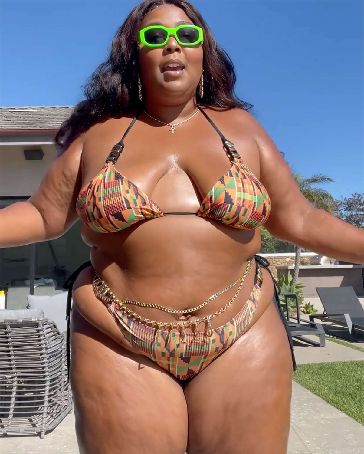 Best of Big lady in bikini