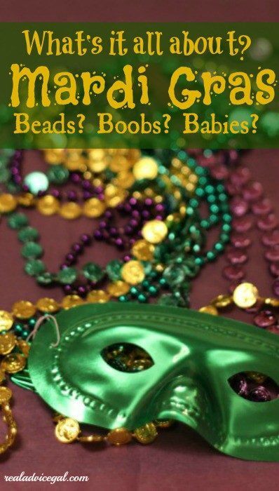 mardi gras bead boob