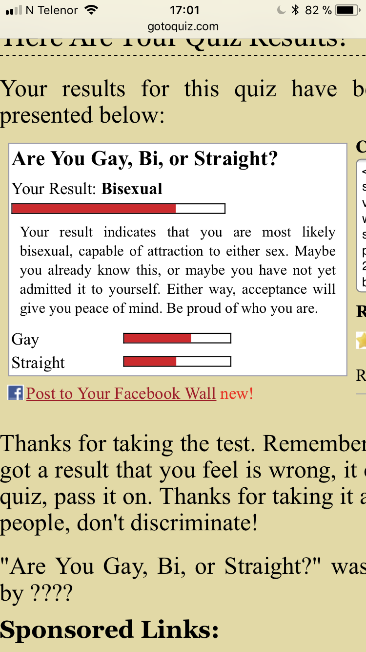 straight or bi quiz