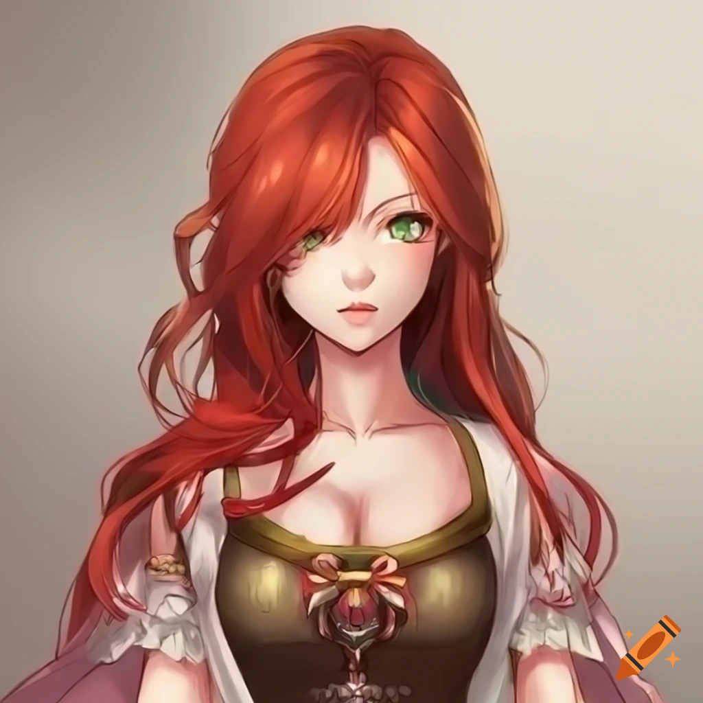 Best of Red haired anime woman